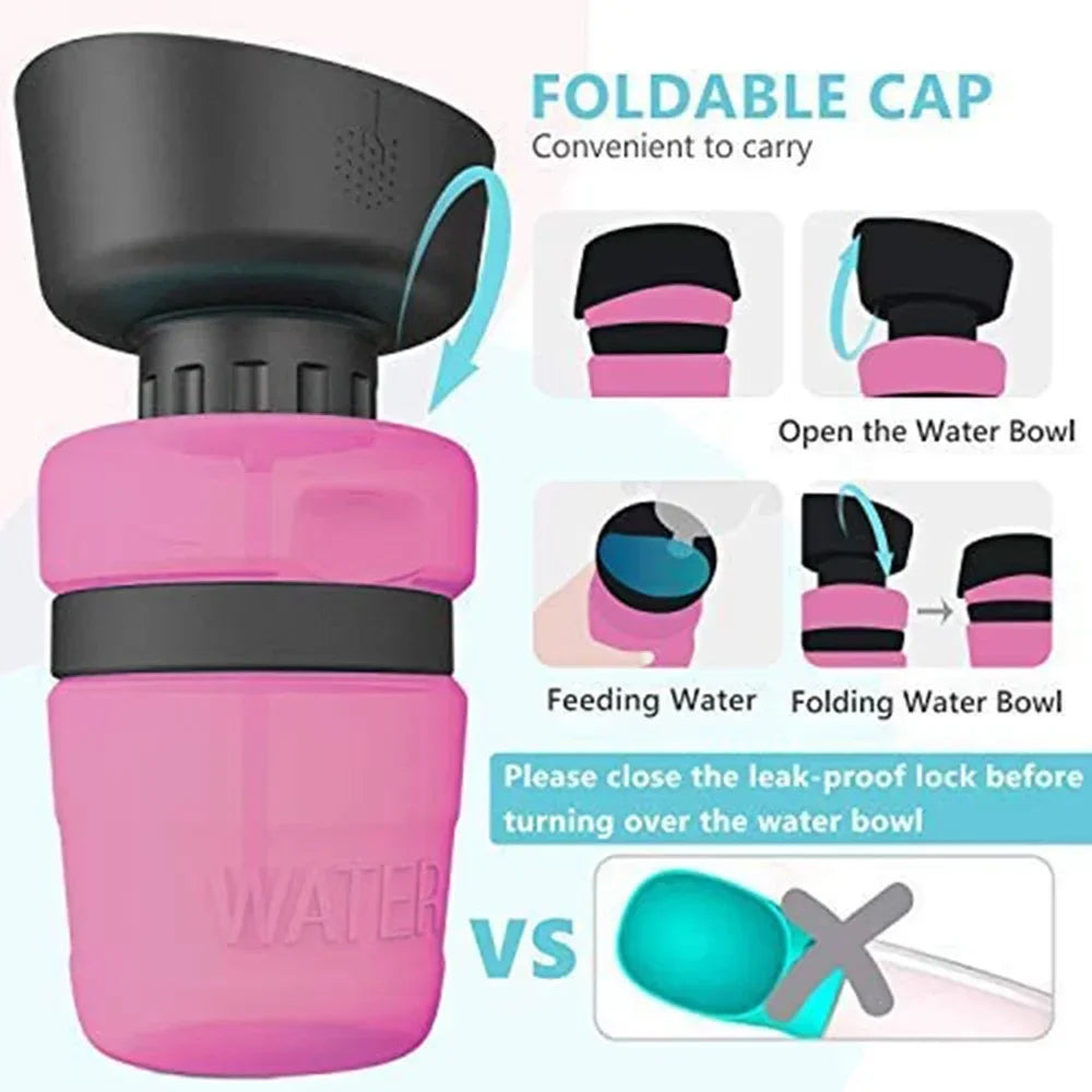 Collapsible Dog Water Bottle