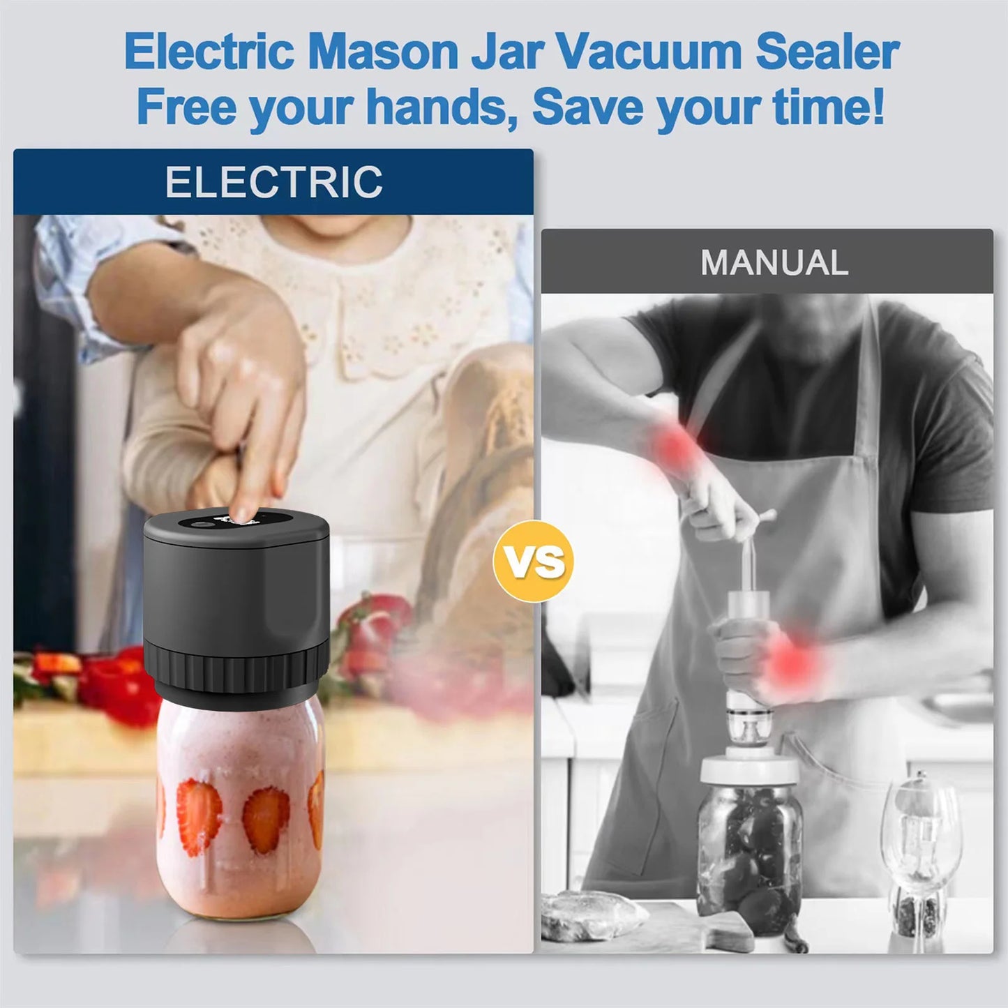 Handheld Masson Jar Sealer